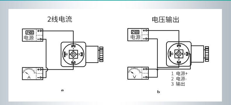 米科MIK-PX300液晶數顯壓力變送器產品接線圖